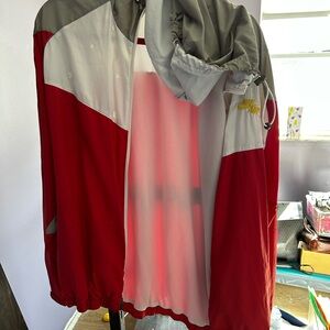 Nike Red and Gray Jacket